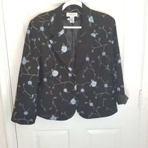 Judith Hart Collection embroidered floral jacket